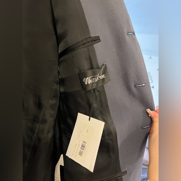 Brand new We11done suit jacket-blue gray OS - Picture 5 of 5